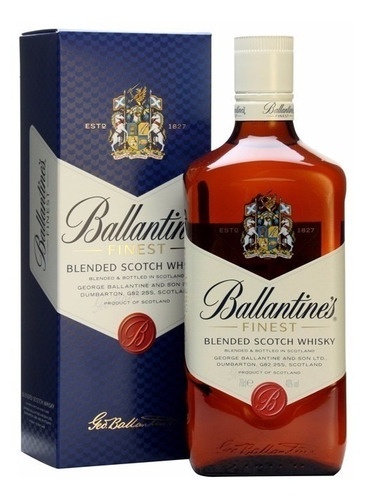 Whisky Ballantines Finest 1000ml En Estuche