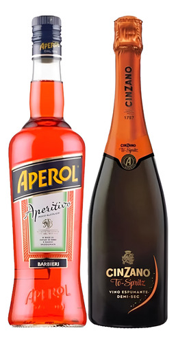 Aperol 750cc + Cinzano To Spritz