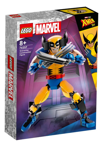 Lego Marvel Figura Do Wolverine 327 Peças 76257