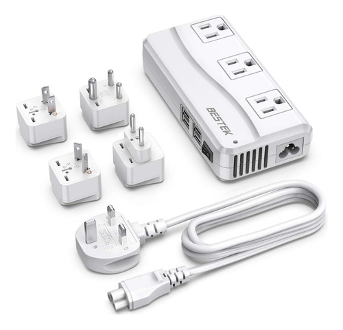 Conversor De Voltaje Bestek De 220 V A 110 V, 250 Vatios