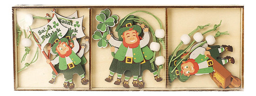 Colgante De Madera En Forma De D Irish Festival, Diseño De S