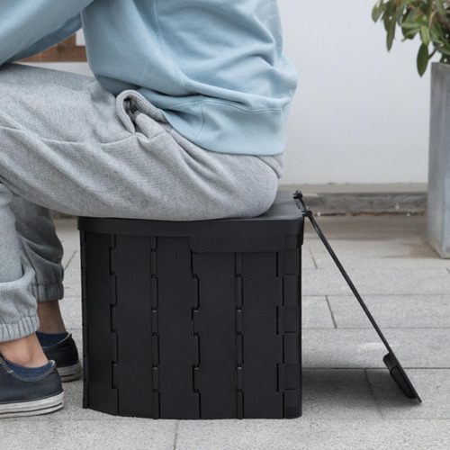 Inodoro Plegable Para Acampar, Inodoro Portátil Con Negro