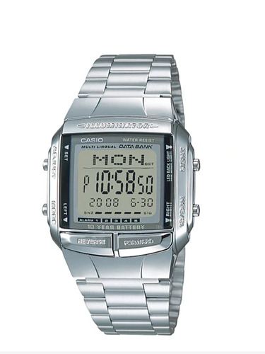 Casio Retro Plateado Db 360 1a Data Bank (telememo)