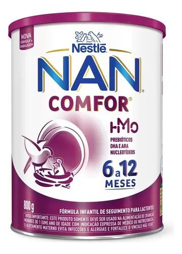 Nan Comfor Nestlé 6 A12 Meses 800g | Parcelamento sem juros