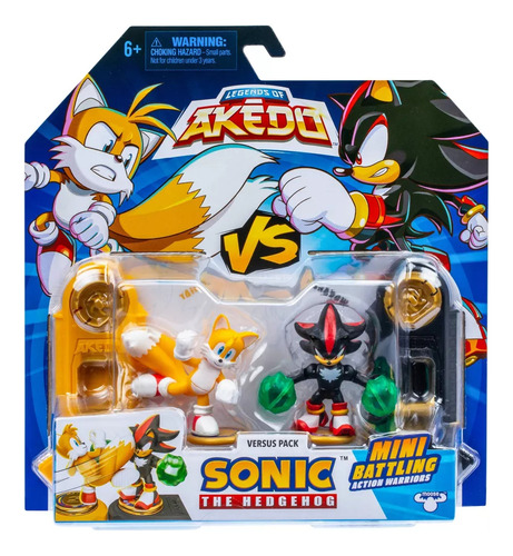Legends Of Akedo Sonic The Hedgehog Pack Tails Vs Shadow