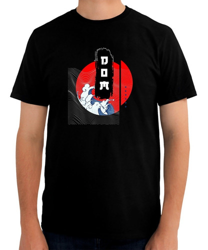 Playera Dom Arte Oriental Negro Streamerch