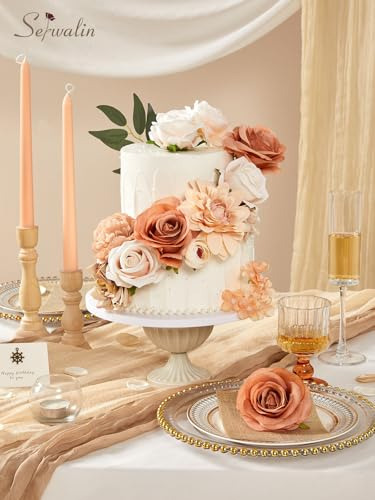 Flores Artificiales En Combo De Color Nude Serwalin, Flores