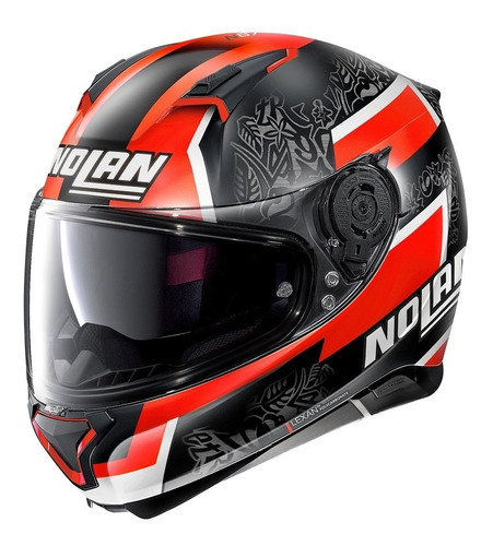 Capacete Nolan N87 G. Replica D. Petrucci 2 (94) Cor Vermelho Tamanho do capacete 57/58 (M)