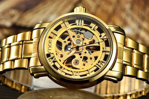 Imagen 2 de 7 de Reloj Daytona Mce Esqueleto Mecánico Automatico Skeleton