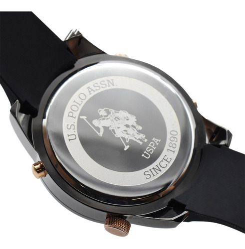 Reloj U.s. Polo Assn. Para Caballero Uskwm-48-0070 Negro