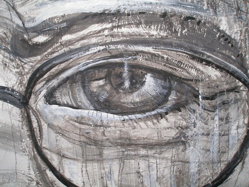Retrato De Charly García. La Rocca. Arte Microconceptual.