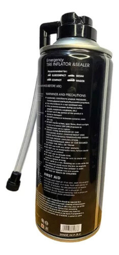 Reparador De Pinchazos Neumaticos 450ml Para Autos/motos