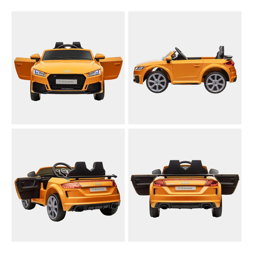 Aosom 6v Audi Tt Rs Automóvil Deportivo Eléctrico Para Niños
