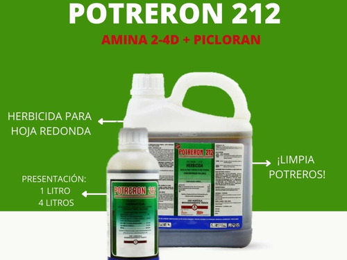 Imagen 4 de 4 de Herbicida, Solo Pasto, Potreron, Glifosan, Gramoxone