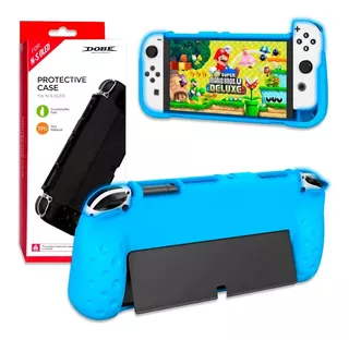 Case Protector Para Nintendo Switch Oled Dobe Celeste