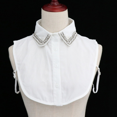Cuello Falso Para Mujer Medias Camisas Blusa Desmontable Con