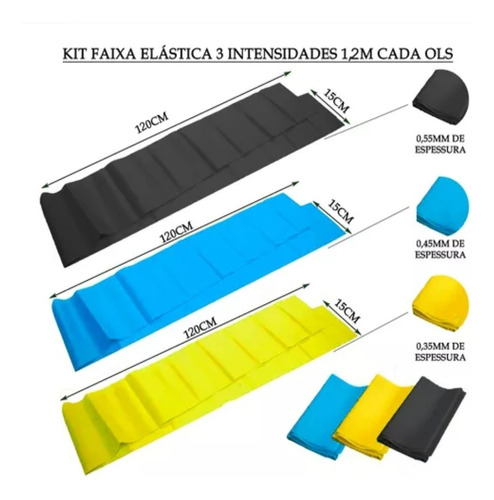 Kit Yoga Pilates Funcional Anel Tapete E Bola Suíça