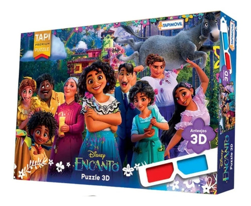 Puzzle 3d Rompecabezas 60 Piezas Disney Encanto Tapi Lelab