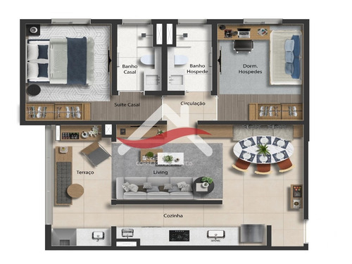 Imagem 30 de 30 de Vale Verde I - Const. Planeta , Apart. 66 M², 2 Dormit.(1 Suíte), Living, Coz.americ, Varanda Gourmet, 2 Elevadores, Lazer Total, 1 Vaga, Jd Do Divino - Ap00213 - 70318210
