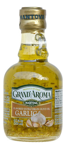 Grand'aroma Garlic - Aceite De Oliva Virgen Extra, 3 Unidade