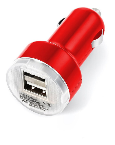 Cargador Usb Para Auto, 2 Puertos 12v -24v