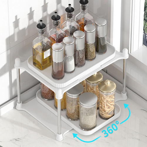 Estante Organizador De 2 Niveles Para Condimentos, Para