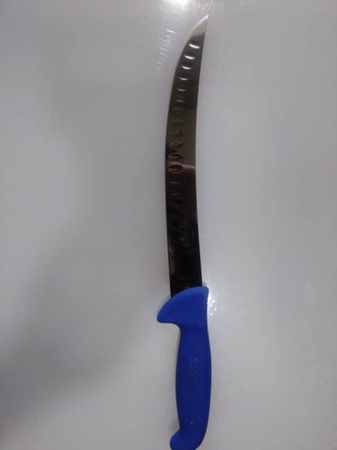 Imagen 2 de 3 de Fdick Cuchillo 10 Carnicero Sable Albeolos Azul Nusret