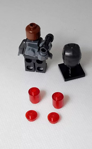Lego Marvel Set 76269 Minifigura War Machine Año 2023 1 War Machine (Usado)