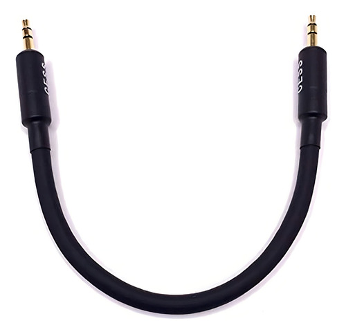 Cable De Audio Estereo Corto Cess-070 Con Conectores Trs De