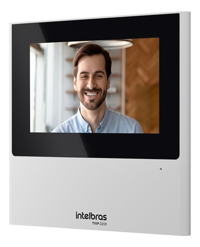 Terminal Interno Video Porteiro Ip Tvip2210 Branco Intelbras