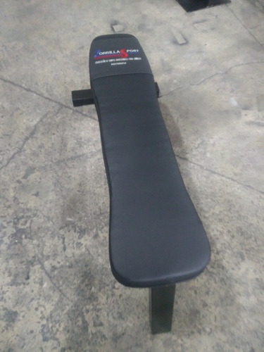 Imagen 3 de 3 de Banca Plana Para Gym Zorrilla Sport