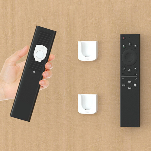 3 Magnet Remote Holder Hook Hole Free Wall Remote Holder