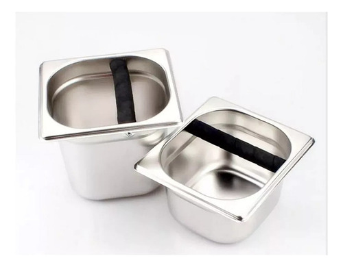 Nuevo Caja De Golpe De Café De Acero Inoxidable Espresso 10