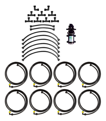 Kit Aplicação De Inoculante Para Trator 8 Bicos