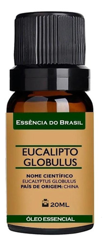 Óleo Essencial Eucalipto Globulus 20ml - Puro E Natural