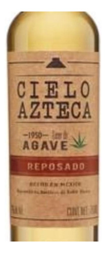 Pack De 4 Licor De Agave Cielo Azteca 750 Ml