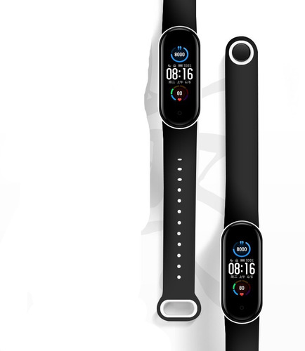 Imagen 3 de 5 de Malla De Silicona Mi Band 5 Y 6 Deportiva