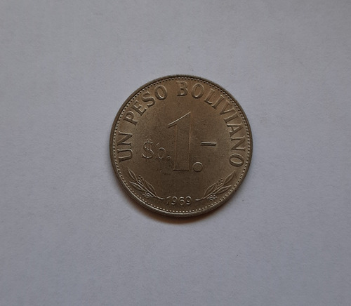 Moneda De 1 Peso Año 1969