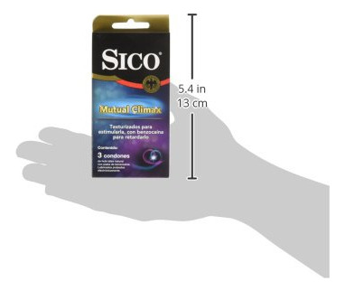 Sico Clímax Mutuo Condones Retardantes Texturizados