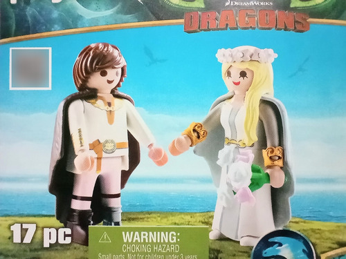 Playmobil Boda Hipo Y Astrid Como Entrenar A Tu Dragón 70045 (Usado)