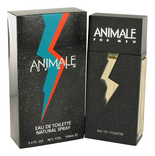 Edt 3.4 Onzas Animale Por Animale Para Hombre En Spray