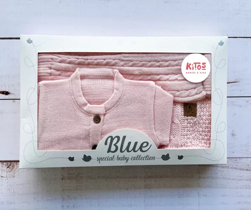 Kit Caja de regalo Recién Nacido: ajuar y mantita de apego – Piugansu