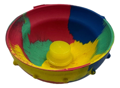 Juguete de media taza Spin Drop Hip Hop Pops Pola con LED de colores