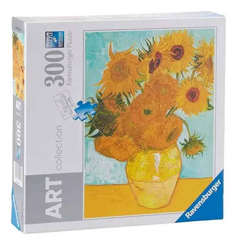 Puzzle De 500 Piezas – Jarrón De Girasoles – Rompecabezas Imposible Para Adultos Y Adolescentes – Medidas 52 X 38 Cm – Incluye Póster