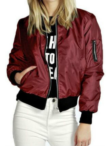 Casual Fashion Chaqueta Béisbol Chaqueta Deportiva De Mujer