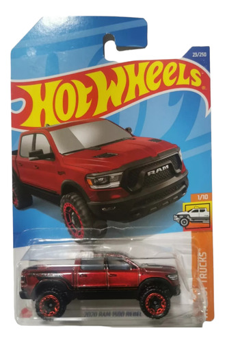 Hot Wheels 2020 Ram 1500 Rebel 2023 Factory Fresh Color Rojo