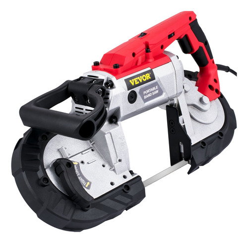 Sierra Banda Portátil Vevor Corte 5 Pul 110v 10a Profesional Rojo 60 Hz