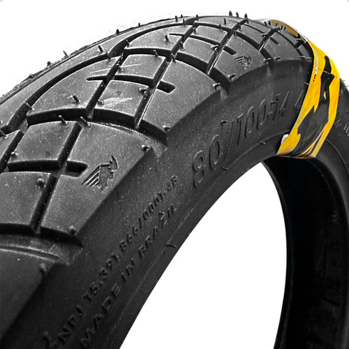 Pneu Dianteiro Robust Bilis Tl S/ Câmara Biz E Pop 80/100-14
