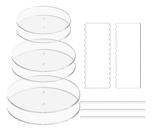 Juego De Discos Acrílicos Para Pasteles Eamate - Herramienta