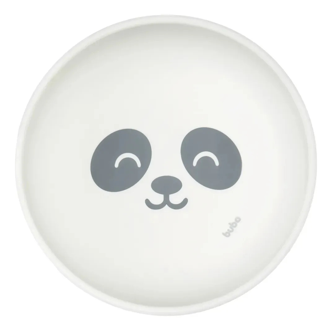 Buba Gumy Bowl Prato Para Bebês Seguro E Prático Com Ventosa Branco Gumy Off White
